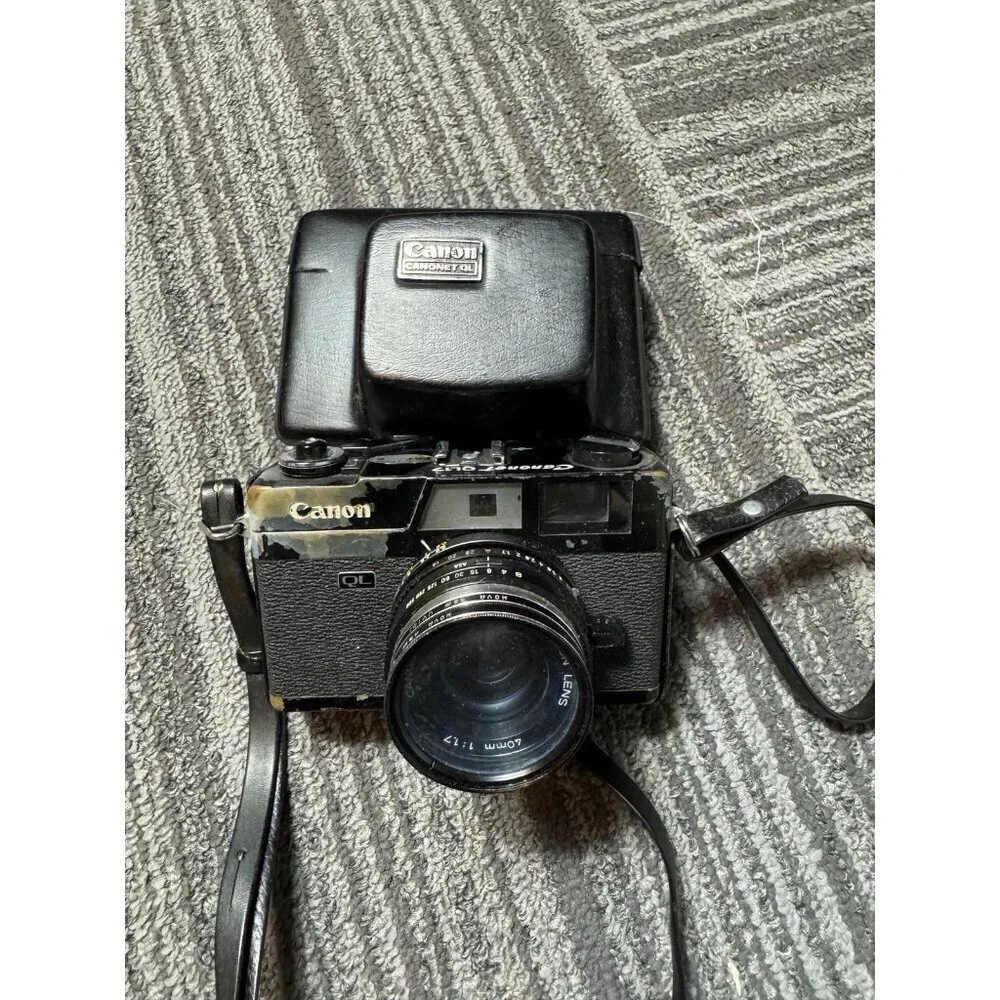 Canon Canonet QL17 GIII, a 35mm film rangefinder camera